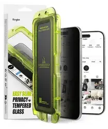 Ringke Easy Slide Privacy Glass iPhone Air Screen Protector Jig 2-Pack afbeelding