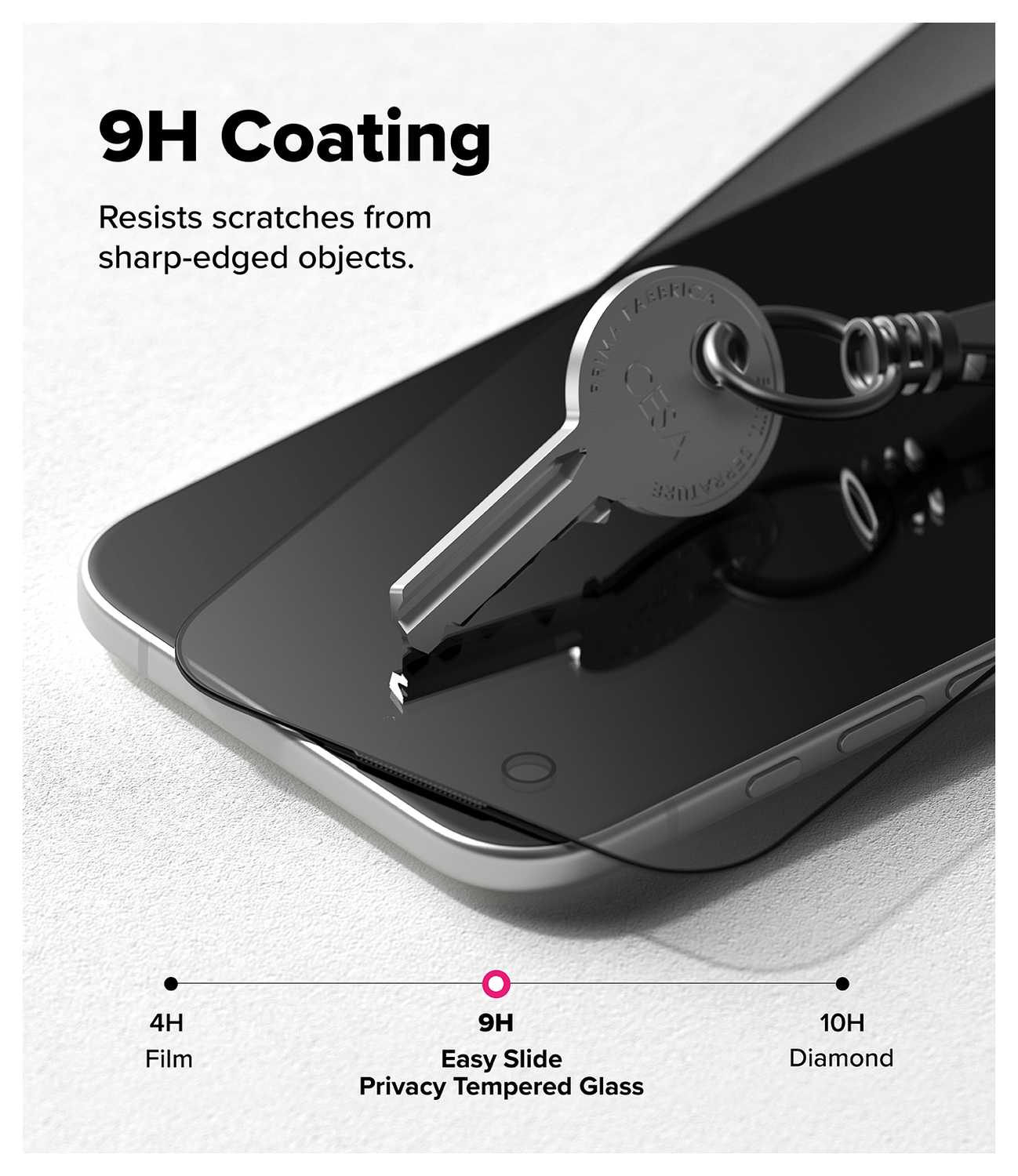 Ringke Easy Slide Privacy Glass iPhone Air Screen Protector Jig 2-Pack afbeelding 10