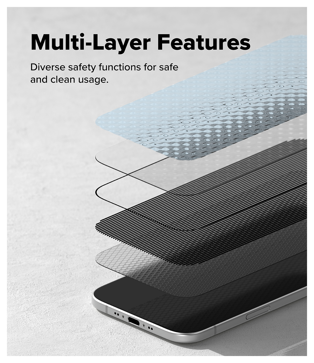 Ringke Easy Slide Privacy Glass iPhone Air Screen Protector Jig 2-Pack afbeelding 14