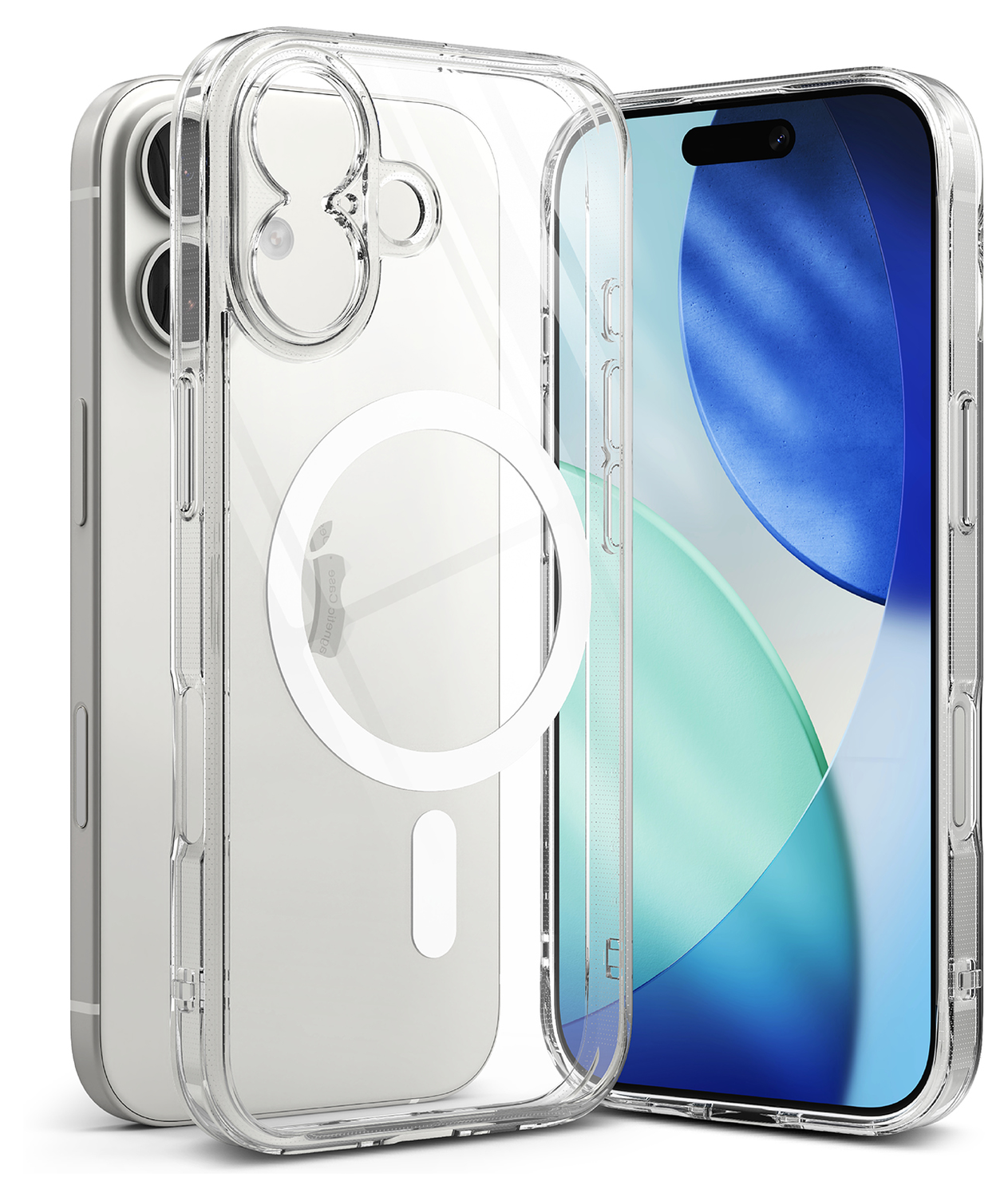 Ringke Fusion Magnetic Apple iPhone 17 Hoesje MagSafe Transparant afbeelding 1