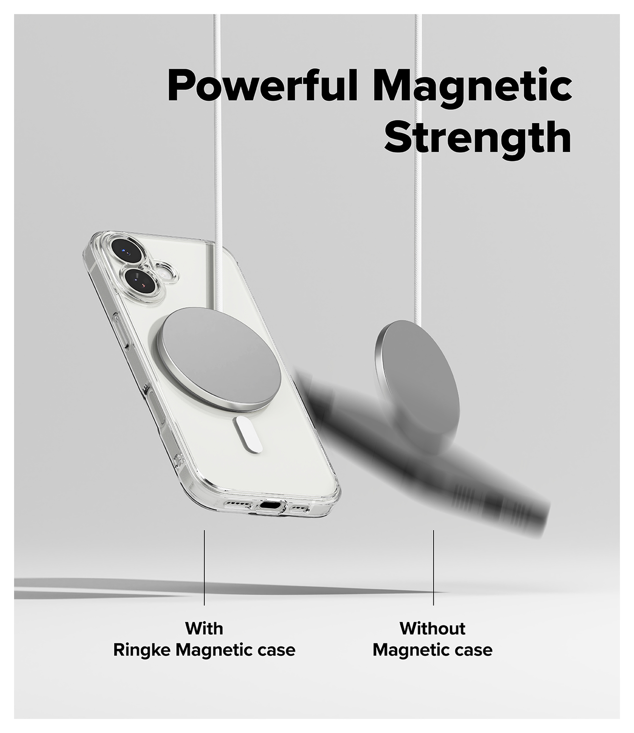 Ringke Fusion Magnetic Apple iPhone 17 Hoesje MagSafe Transparant afbeelding 7