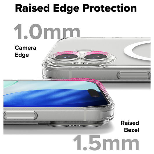 Ringke Fusion Magnetic Apple iPhone 17 Hoesje MagSafe Matte Transparant afbeelding 6