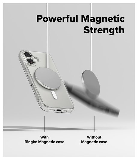 Ringke Fusion Magnetic Apple iPhone 17 Hoesje MagSafe Matte Transparant afbeelding 7
