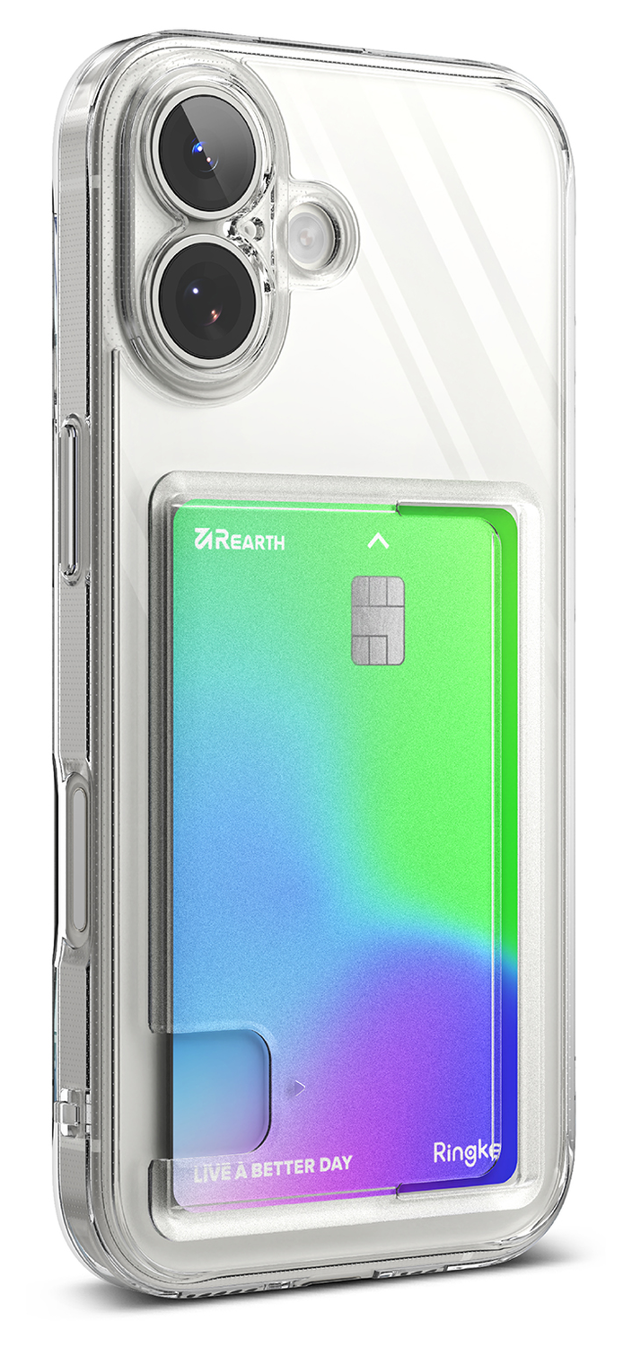 Ringke Fusion Card Apple iPhone 17 Hoesje Kaarthouder Transparant afbeelding 10