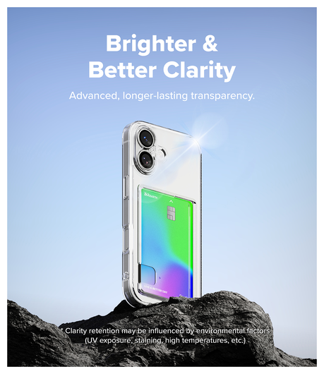 Ringke Fusion Card Apple iPhone 17 Hoesje Kaarthouder Transparant afbeelding 6