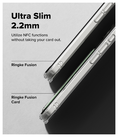 Ringke Fusion Card Apple iPhone 17 Hoesje Kaarthouder Transparant afbeelding 7