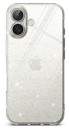 Ringke Air iPhone 17 Hoesje Flexibel TPU Back Cover Glitter Transparant afbeelding 2