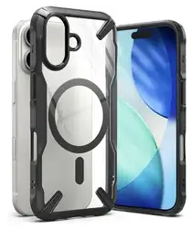 Ringke Fusion X Magnetic Apple iPhone 17 Hoesje MagSafe Zwart afbeelding