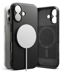 Ringke Onyx Magnetic Apple iPhone 17 Hoesje MagSafe Zwart afbeelding