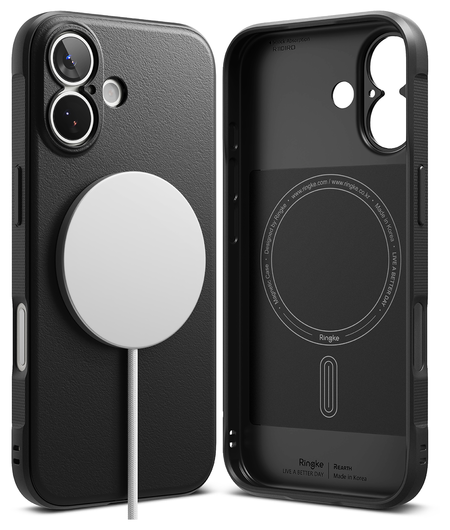 Ringke Onyx Magnetic Apple iPhone 17 Hoesje MagSafe Zwart afbeelding 2