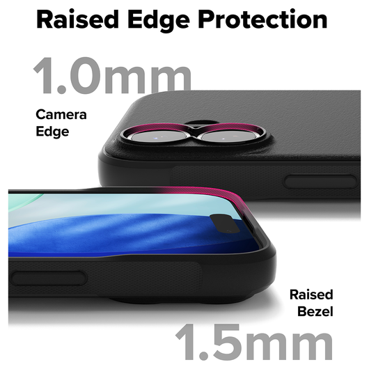Ringke Onyx Magnetic Apple iPhone 17 Hoesje MagSafe Zwart afbeelding 8