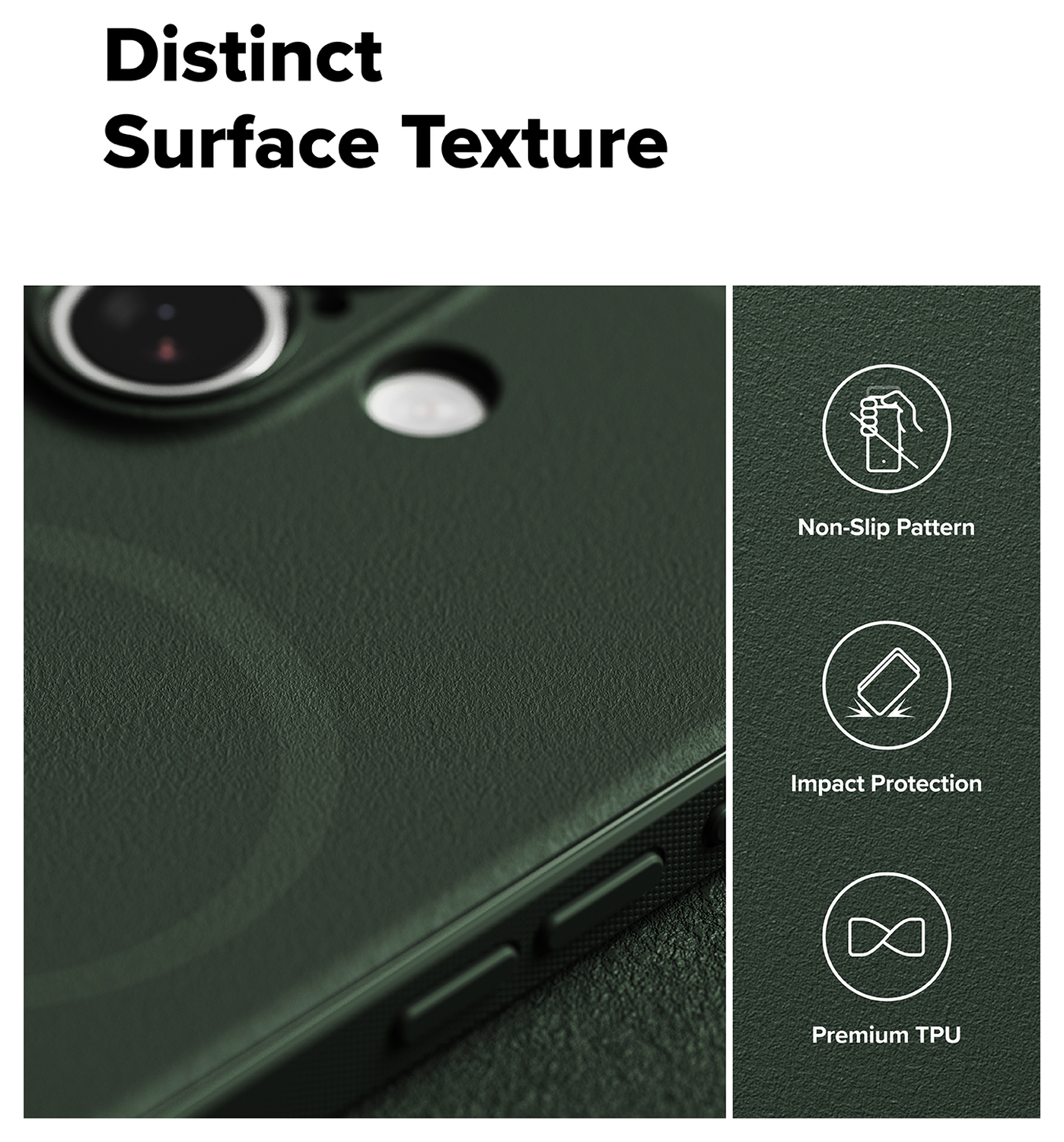 Ringke Onyx Magnetic Apple iPhone 17 Hoesje MagSafe Groen afbeelding 5