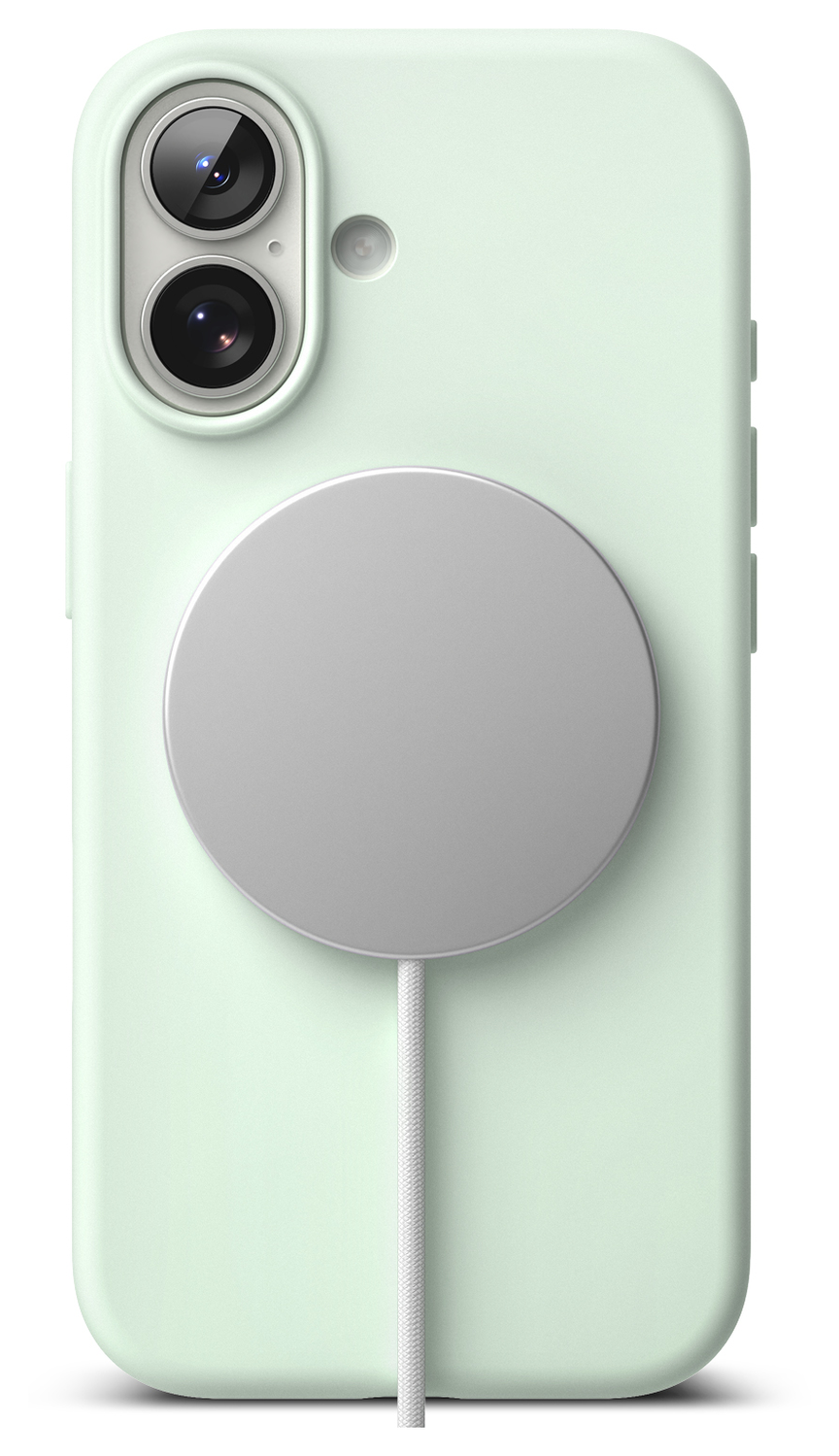 Ringke Silicone Magnetic Apple iPhone 17 Hoesje MagSafe Back Cover Mint afbeelding 11