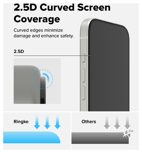 Ringke Easy Slide Apple iPhone 17 Screen Protector met Jig 2-Pack afbeelding 10
