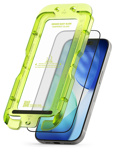 Ringke Easy Slide Apple iPhone 17 Screen Protector met Jig 2-Pack afbeelding 2