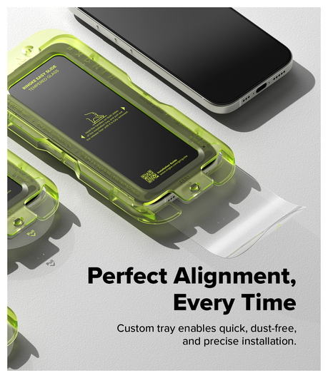 Ringke Easy Slide Apple iPhone 17 Screen Protector met Jig 2-Pack afbeelding 4