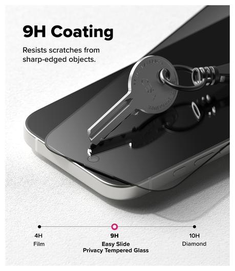 Ringke Easy Slide Privacy Glass iPhone 17 Screen Protector Jig 2-Pack afbeelding 10