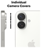 Ringke Frame Glass iPhone 17 Camera Protector Tempered Glass (2-Pack) afbeelding 5