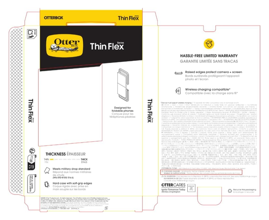 OtterBox Thin Flex Samsung Galaxy Z Flip 7 Hoesje Transparant afbeelding 6