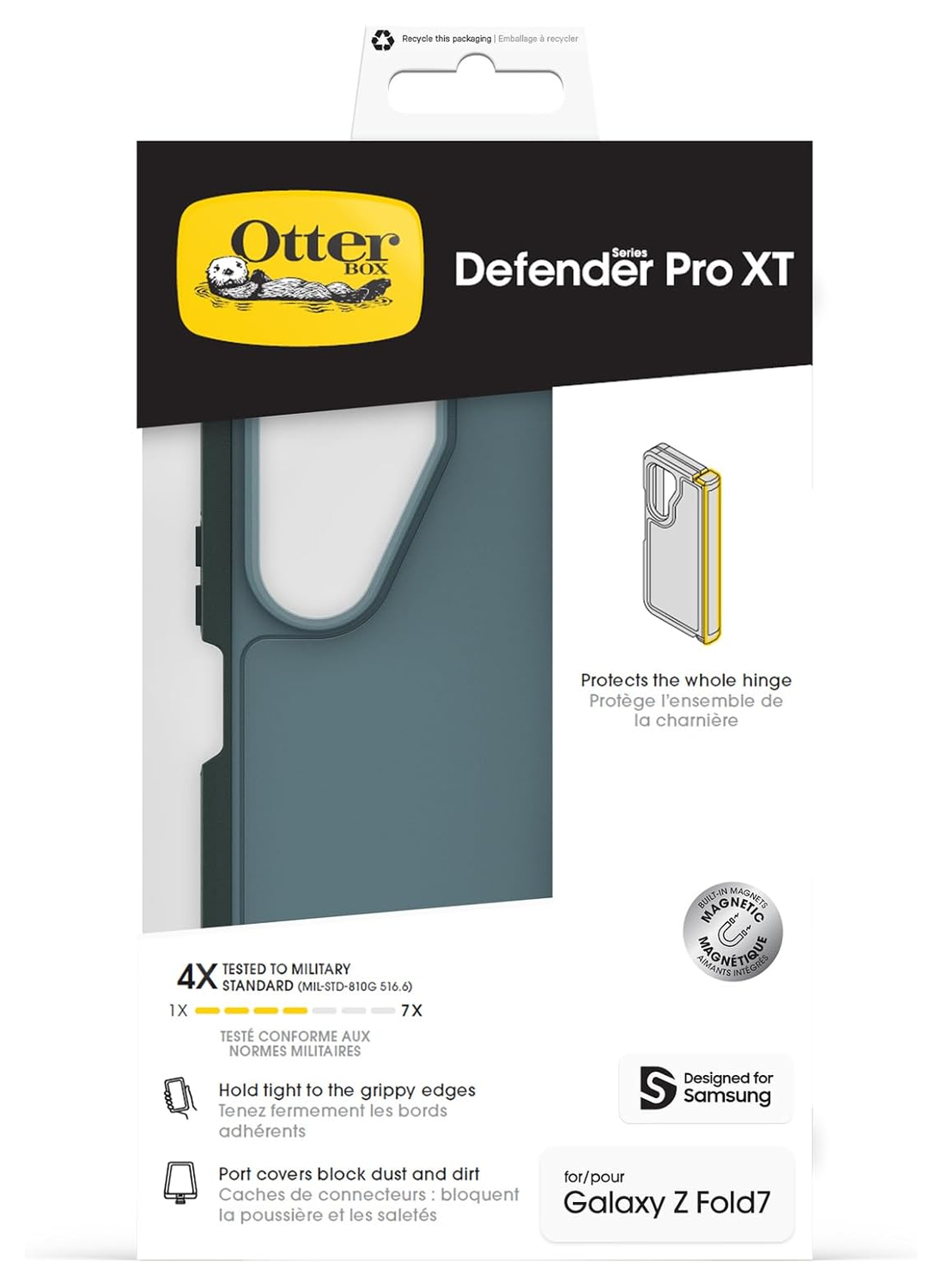 OtterBox Defender Pro XT Samsung Galaxy Z Fold 7 Hoesje MagSafe Groen afbeelding 11