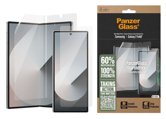 PanzerGlass Samsung Galaxy Z Fold 7 Screen Protector Case Friendly afbeelding 1