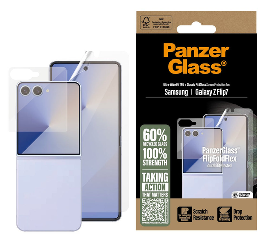 PanzerGlass Samsung Galaxy Z Flip 7 Screen Protector Case Friendly afbeelding 1