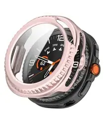 Samsung Watch 8 Classic Hoesje - Case Hard Plastic met Tempered Glass - Roze afbeelding