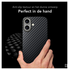 NEKIT Fiber Apple iPhone 17 Hoesje MagSafe Kevlar Back Cover Dun Zwart afbeelding 6