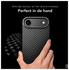 NEKIT Fiber Apple iPhone 17 Air Hoesje MagSafe Kevlar Back Cover Dun Zwart afbeelding 5