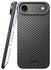 NEKIT Fiber Apple iPhone 17 Air Hoesje MagSafe Kevlar Back Cover Dun Zwart afbeelding 1