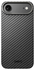 NEKIT Fiber Apple iPhone 17 Air Hoesje MagSafe Kevlar Back Cover Dun Zwart afbeelding 11