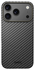 NEKIT Fiber Apple iPhone 17 Pro Hoesje MagSafe Kevlar Back Cover Dun Zwart afbeelding 6