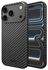 NEKIT Fiber Apple iPhone 17 Pro Max Hoesje MagSafe Kevlar Back Cover Dun Zwart afbeelding 2
