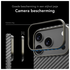 NEKIT Fiber Apple iPhone 17 Pro Max Hoesje MagSafe Kevlar Back Cover Dun Zwart afbeelding 3
