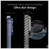 NEKIT Fiber Apple iPhone 17 Pro Max Hoesje MagSafe Kevlar Back Cover Dun Zwart afbeelding 4