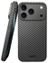 NEKIT Fiber Apple iPhone 17 Pro Max Hoesje MagSafe Kevlar Back Cover Dun Zwart