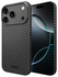 NEKIT Fiber Apple iPhone 17 Pro Max Hoesje MagSafe Kevlar Back Cover Dun Zwart afbeelding 2