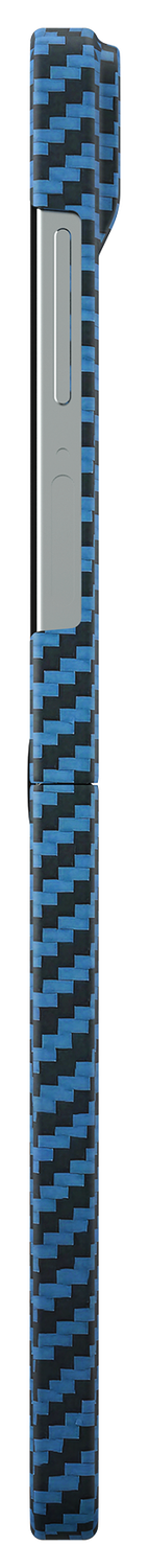 NEKIT Fiber Samsung Galaxy Z Flip 7 Hoesje MagSafe / Qi2 Kevlar Dun Blauw afbeelding 13