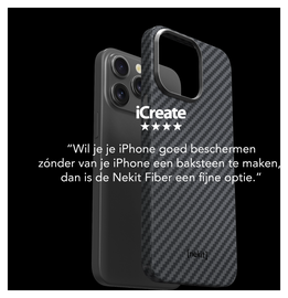NEKIT Fiber Samsung Galaxy Z Flip 7 Hoesje MagSafe / Qi2 Kevlar Dun Blauw
