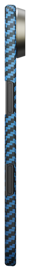 NEKIT Fiber Apple iPhone 17 Air Hoesje MagSafe Kevlar Back Cover Dun Blauw afbeelding 16