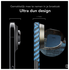 NEKIT Fiber Apple iPhone 17 Air Hoesje MagSafe Kevlar Back Cover Dun Blauw afbeelding 4