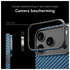 NEKIT Fiber Apple iPhone 17 Pro Max Hoesje MagSafe Kevlar Back Cover Dun Blauw afbeelding 3