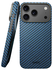 NEKIT Fiber Apple iPhone 17 Pro Max Hoesje MagSafe Kevlar Back Cover Dun Blauw afbeelding 1