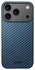 NEKIT Fiber Apple iPhone 17 Pro Max Hoesje MagSafe Kevlar Back Cover Dun Blauw afbeelding 10
