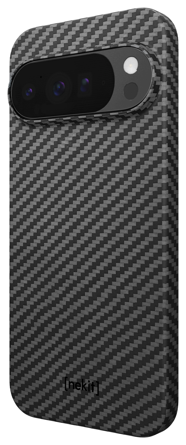 NEKIT Fiber PixelSnap Google Pixel 10 / 10 Pro Hoesje MagSafe / Qi2 Kevlar Zwart afbeelding 13