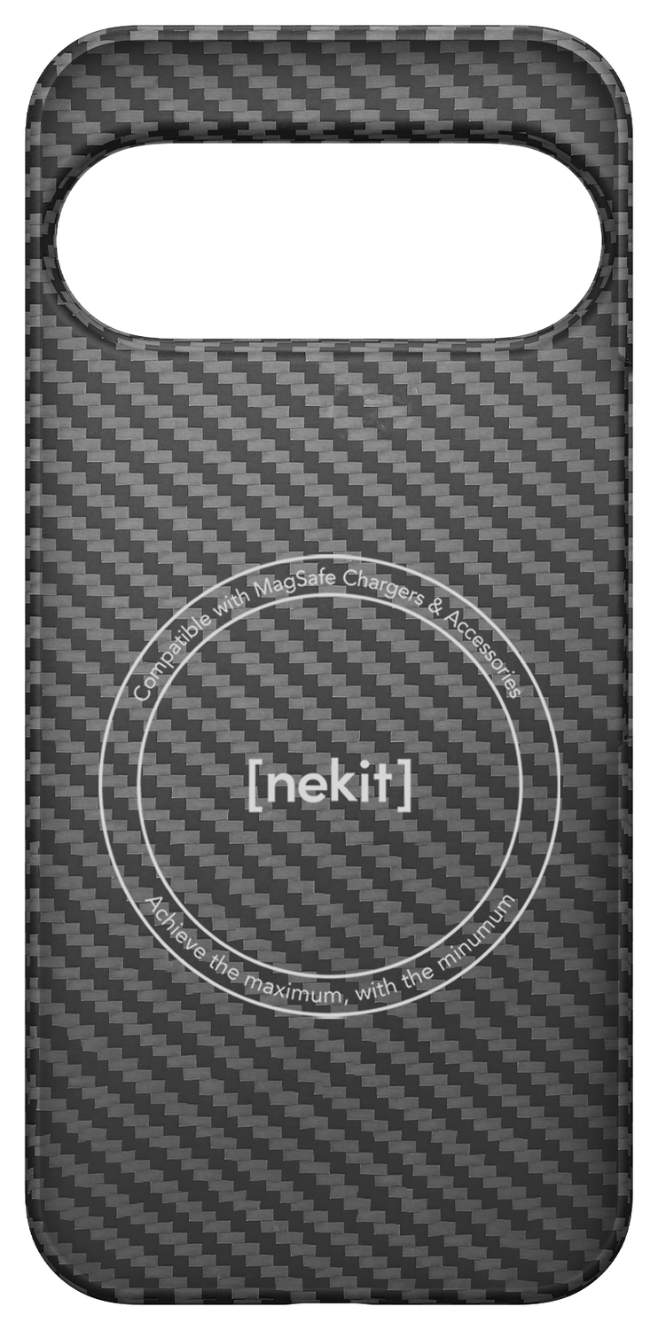 NEKIT Fiber PixelSnap Google Pixel 10 / 10 Pro Hoesje MagSafe / Qi2 Kevlar Zwart afbeelding 15