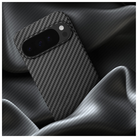 NEKIT Fiber PixelSnap Google Pixel 10 / 10 Pro Hoesje MagSafe / Qi2 Kevlar Zwart afbeelding 17