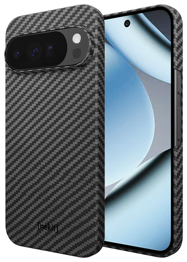 NEKIT Fiber PixelSnap Google Pixel 10 / 10 Pro Hoesje MagSafe / Qi2 Kevlar Zwart afbeelding 10
