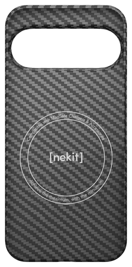 NEKIT Fiber PixelSnap Google Pixel 10 / 10 Pro Hoesje MagSafe / Qi2 Kevlar Zwart afbeelding 15