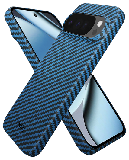 NEKIT Fiber PixelSnap Google Pixel 10 / 10 Pro Hoesje MagSafe / Qi2 Kevlar Blauw afbeelding 2